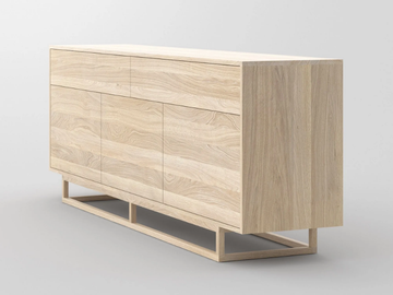 LINEA - Solid wood sideboard with drawers by Vitamin Design - view 3